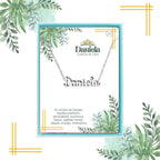 Collar Edición Nombre "daniela" - Acero Tono Plateado acabado