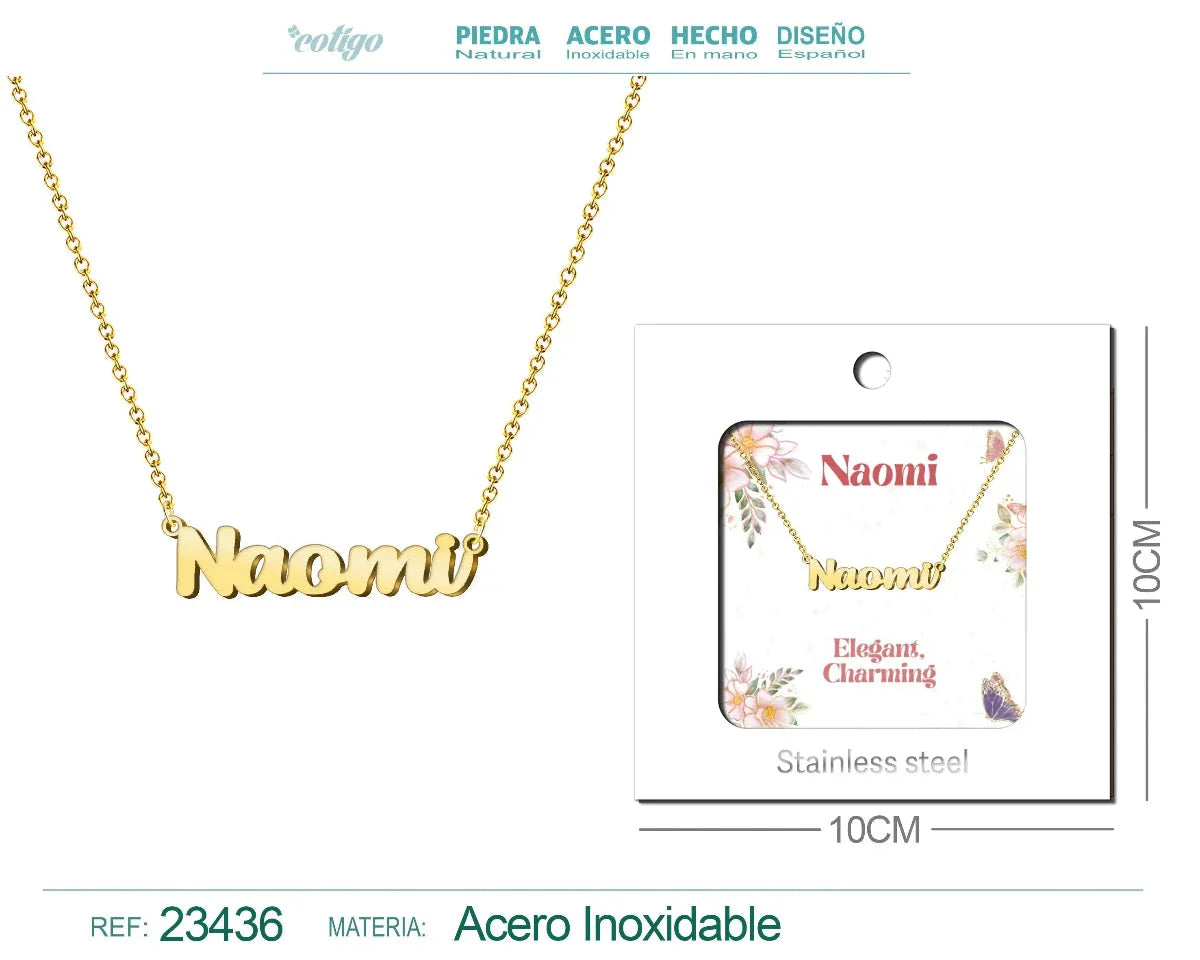 Collar Nombre Naomi