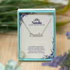 Collar Edición Nombre "natalia" - Acero Tono Plateado detalle