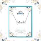 Collar Edición Nombre "yolanda" - Acero Tono Plateado acabado