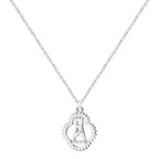 Collar de la Virgen del Sagrario en Acero Inoxidable Plateado - Plateado