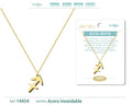 Collar Zodiaco Sagittarius Dorado