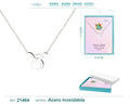 Collar Zodíaco Tauro Acero Plateado