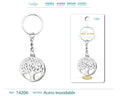 Llavero Arbol de Vida Acero Inoxidable