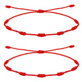 Pack 2 Pulseras 7 Nudos - Regalo San Valentín Pareja - Acero