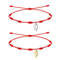 Pack 2 Pulseras 7 Nudos de la Amistad "best Friends" - Acero