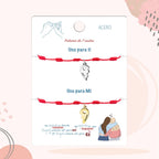 Pack 2 Pulseras 7 Nudos de la Amistad "best Friends" - Acero detalle