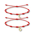Pack 2 Pulseras 7 Nudos con "sol Y Luna" - Regalo San Valentín Pareja - Acero