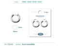 Pendiente Aro Acero 5.0x10mm Acero
