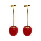 Pendientes con Frutas Cerezas