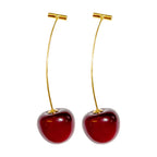 Pendientes con Frutas Cerezas