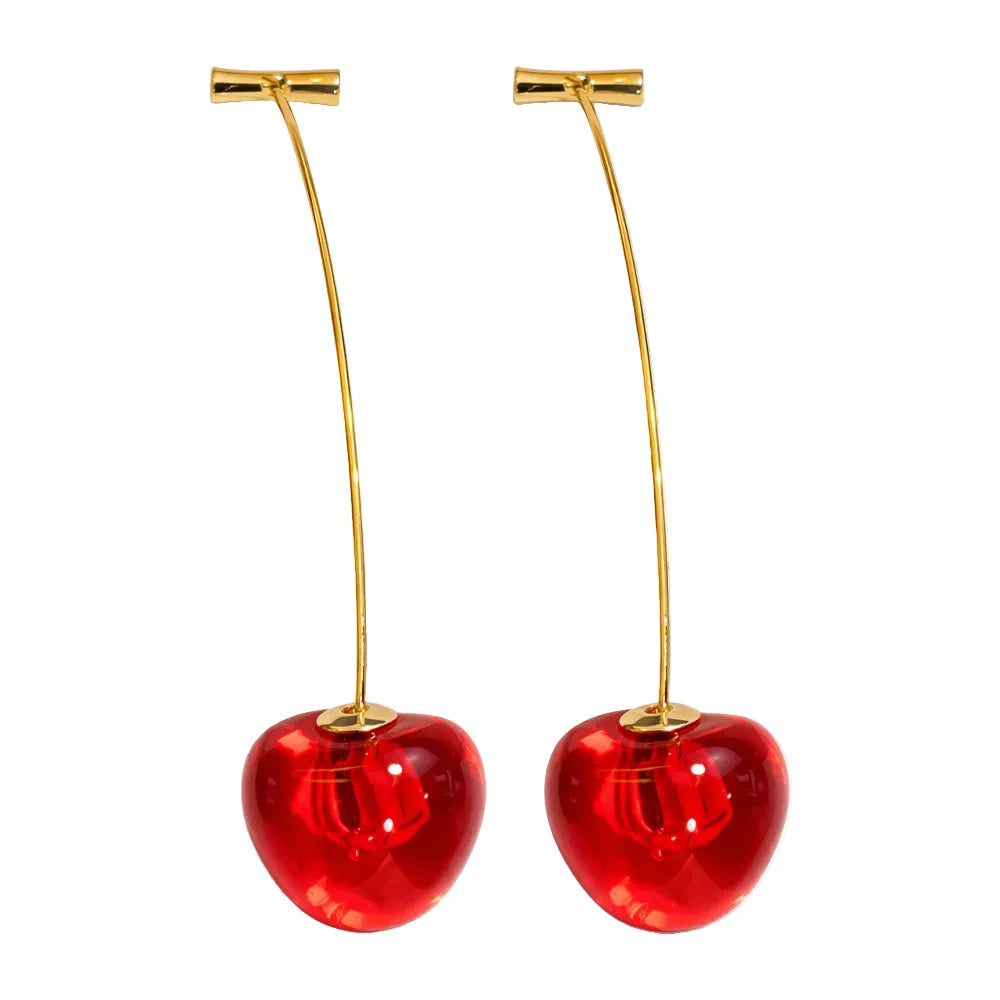 Pendientes con Frutas Cerezas