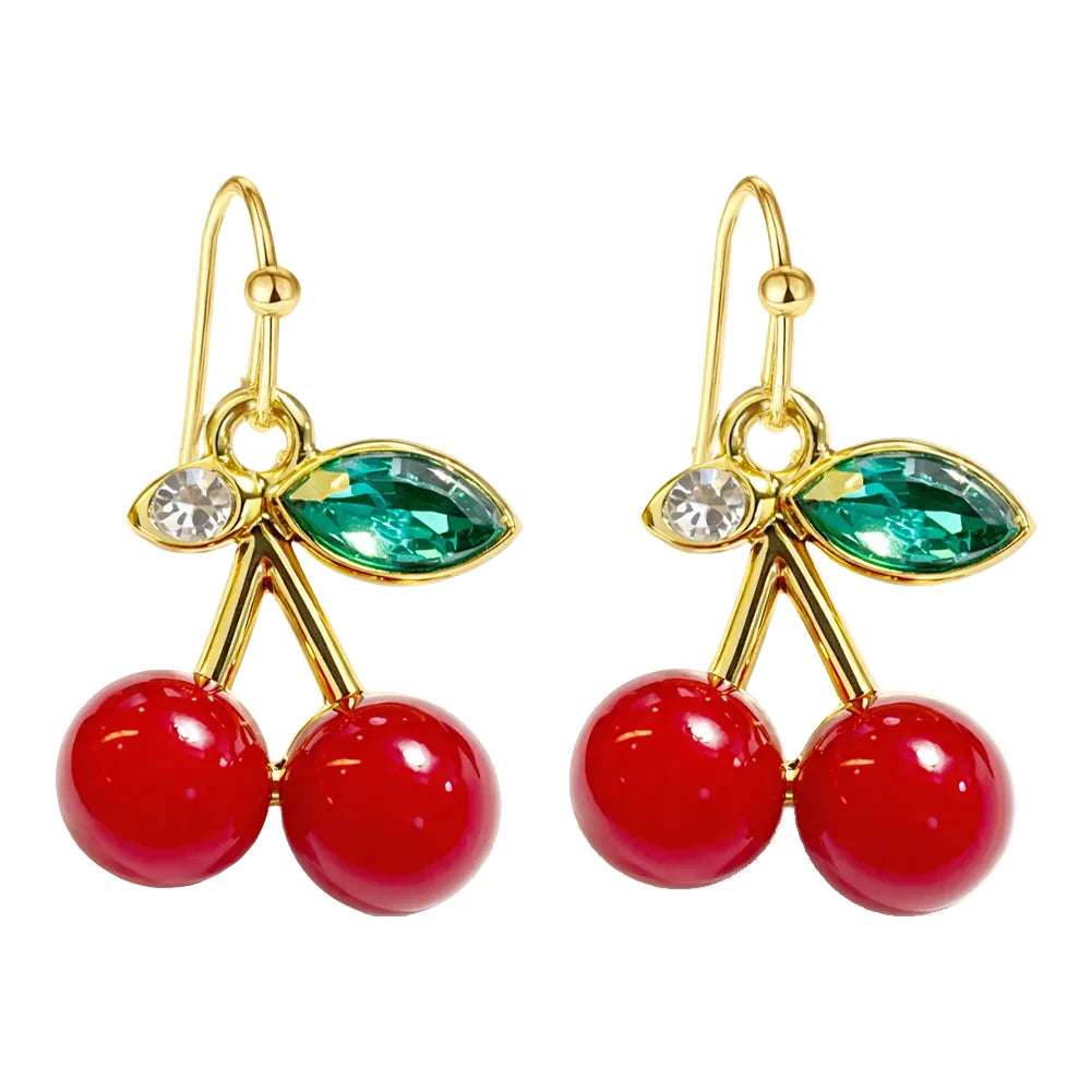 Pendientes de Frutas Cerezas