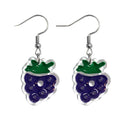 Pendientes de Frutas Uvas