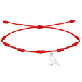 Pulsera 7 Nudos Canario Acero Plateado