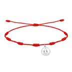 Pulsera 7 Nudos con el Cenachero en Acero Plateado