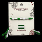 Pulsera 7 Nudos Coloreado - Tono Andalucía detalle