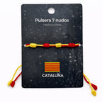 Pulsera 7 Nudos Coloreado - Tono Cataluña detalle