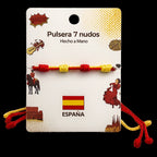 Pulsera 7 Nudos Coloreado - Tono España detalle