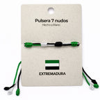 Pulsera 7 Nudos Coloreado - Tono Extremadura detalle