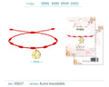 Pulsera 7 nudos con Brujula color Dorado - cotigo
