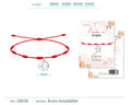 Pulsera 7 nudos con Brujula color Plateado - cotigo