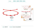 Pulsera 7 nudos con Flor de Loto color Plateado - cotigo