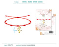 Pulsera 7 nudos Gato acero dorado