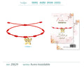 Pulsera 7 Nudos Mariposa Acero Dorado