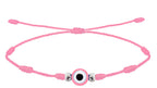 Pulsera 7 Nudos Color Rosa con Ojo Turco