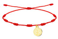 Pulsera 7 Nudos de San Benito Acero Dorado