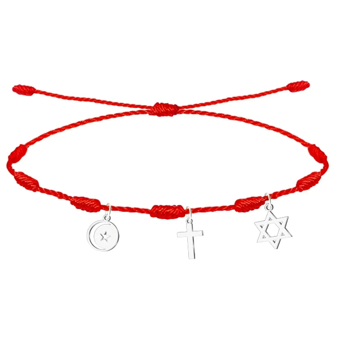 Pulsera 7 Nudos Tres Culturas Acero Plateado