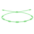 Pulsera 7 Nudos Verde