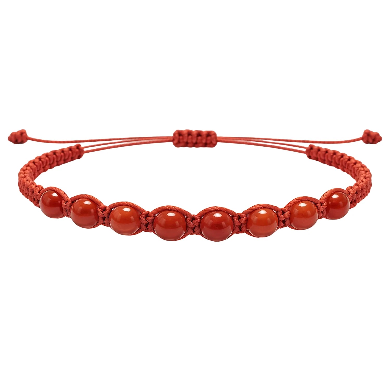 Pulsera de Carneola con Cuentas Naturales