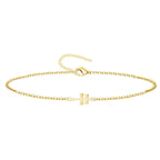 Pulsera Cruz de Caravaca en Acero Dorado - Dorado