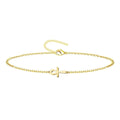 Pulsera Cruz Egipcia Ankh en Acero Dorado