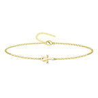 Pulsera Cruz Egipcia Ankh en Acero Dorado
