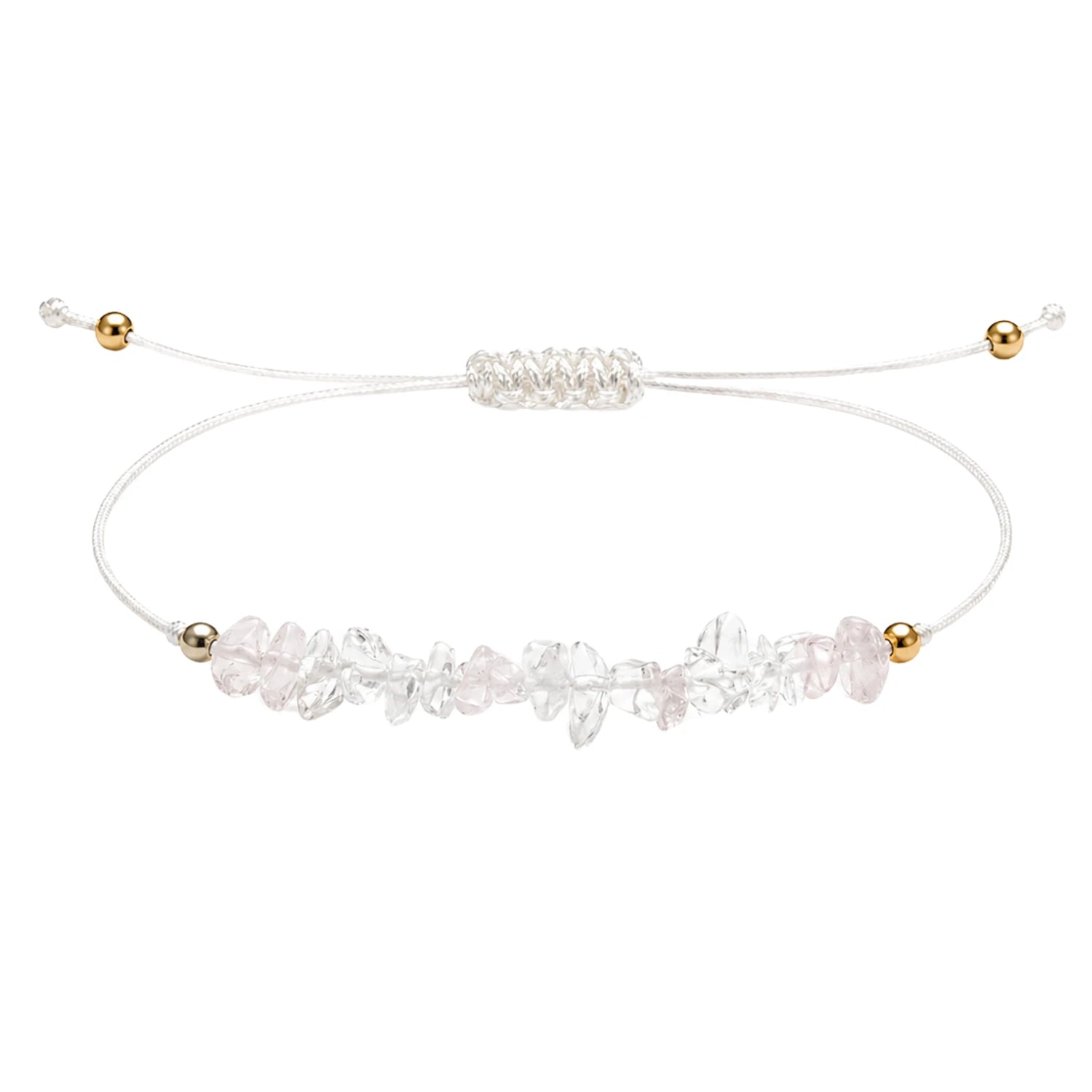 Pulsera de Cuarzo Blanco Natural