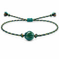 Pulsera de Cordón Trenzado con Concha