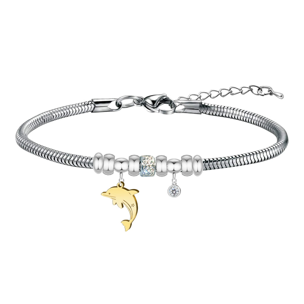 Pulsera de Diploma Acero para Mejor Hija sobre fondo blanco