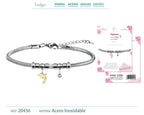 Pulsera de Diploma Acero para Mejor Hija - cotigo