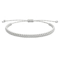 Pulsera Esencia Hilo Trenzado Blanca Ajustable - Blanco