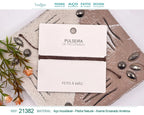 Pulsera Esencia Hilo Trenzado Marrón Oscuro Ajustable acabado