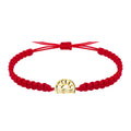 Pulsera Hilo Destino con Amanecer Acero Dorado