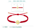 Pulsera Hilo Destino Love Acero Dorado
