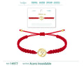 Pulsera Hilo Destino Símbolo Om Acero Dorado