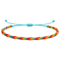 Pulsera Surfista de Hilo Encerado - Multicolor