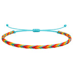 Pulsera Surfista de Hilo Encerado - Multicolor