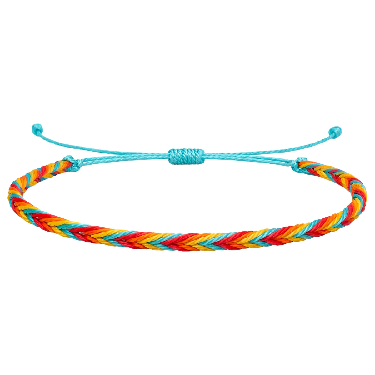 Pulsera Surfista de Hilo Encerado - Multicolor