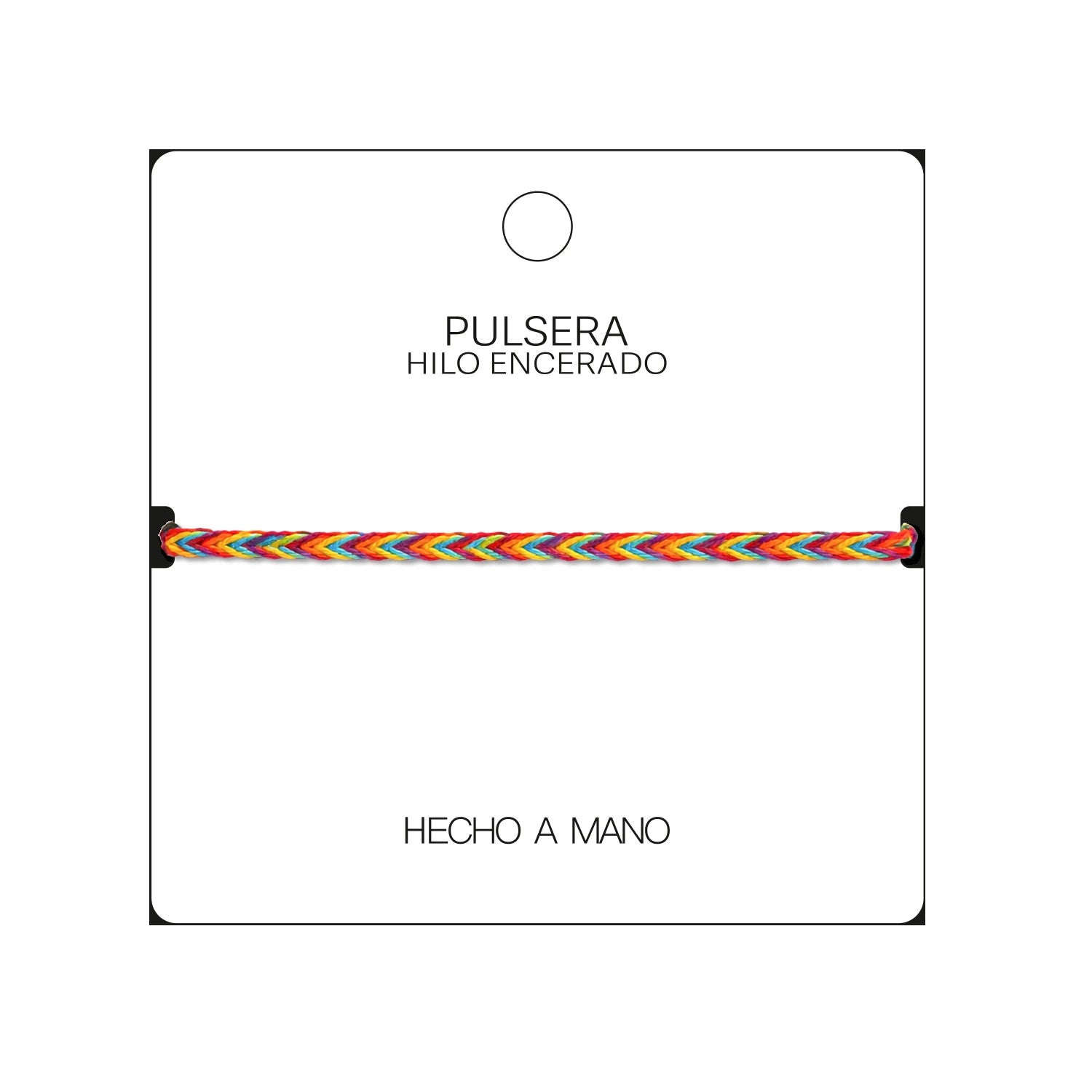 Pulsera Surfista de Hilo Encerado - Multicolor detalle